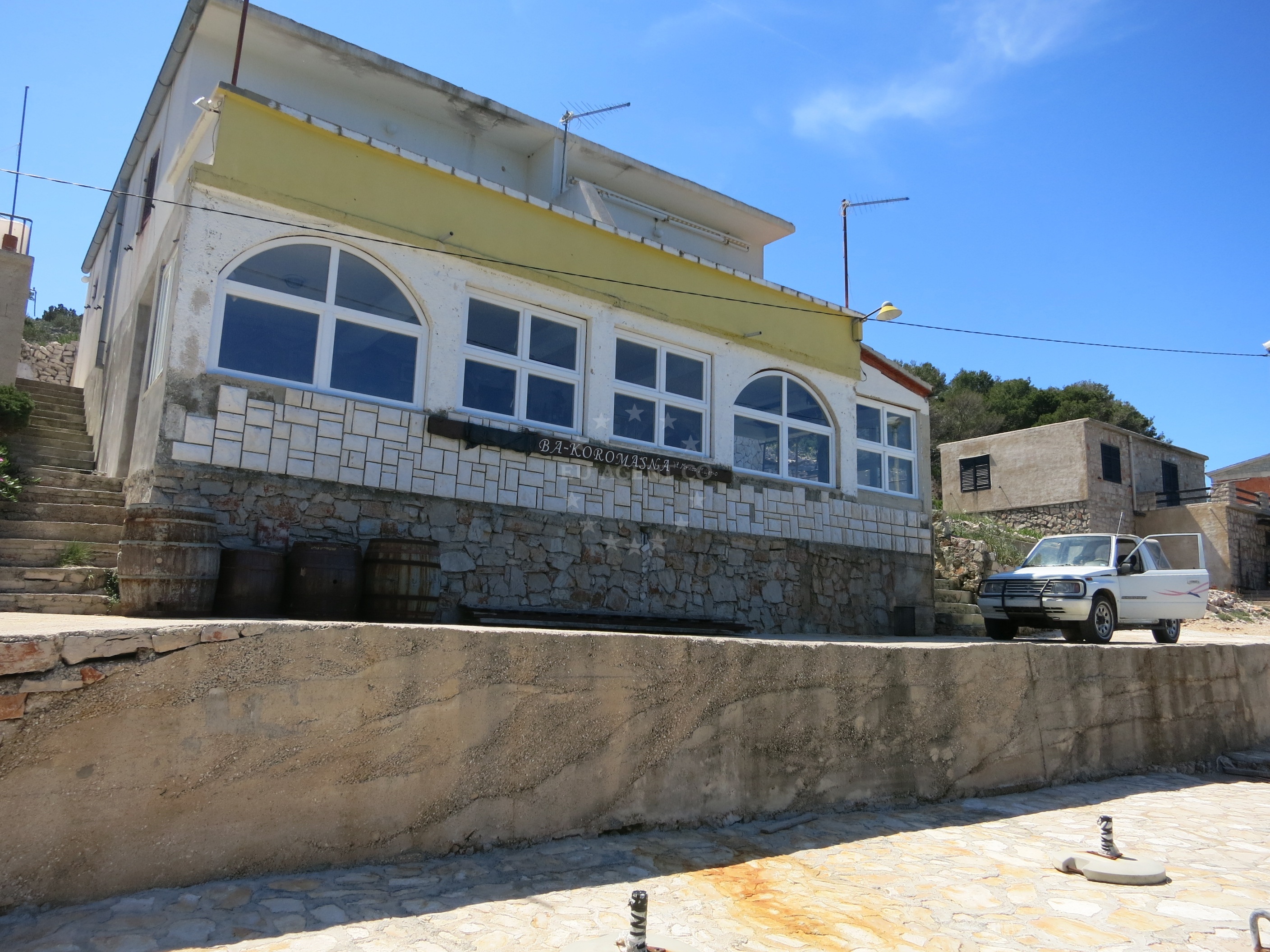 Konoba Koromasna restaurant in Zirje, North Dalmatia, Croatia