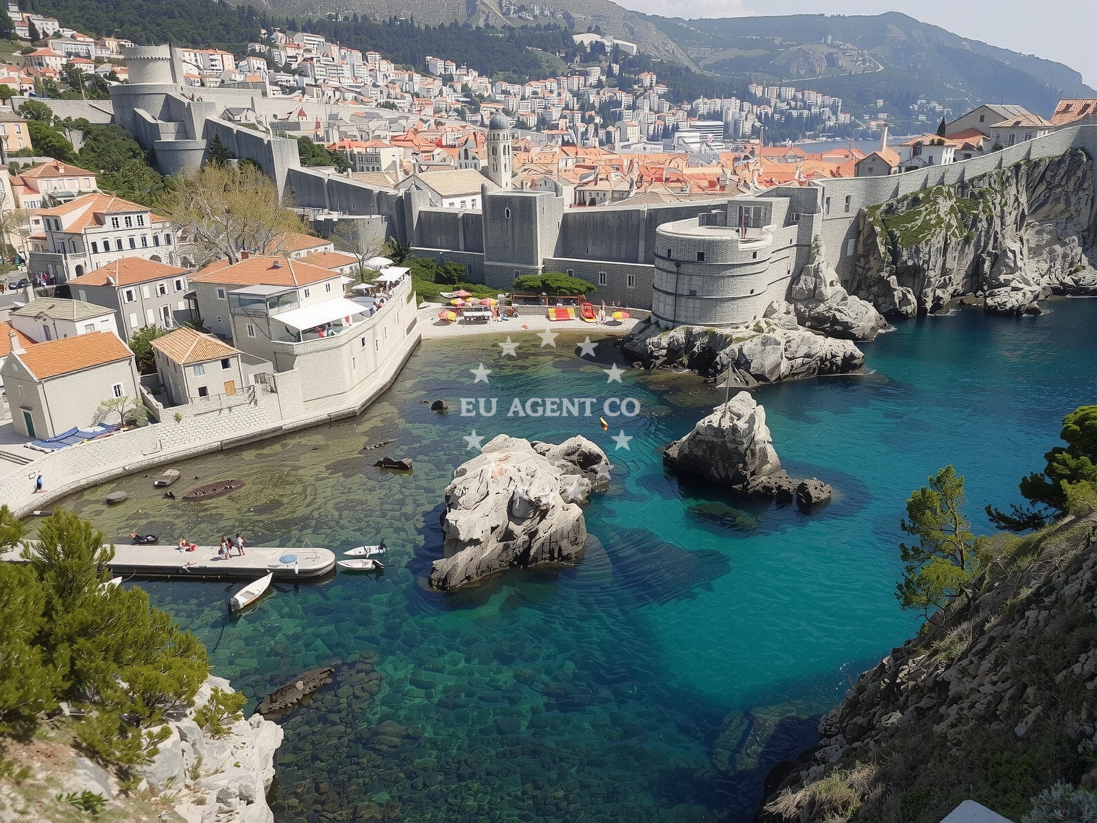 Dubravka Restaurant overlooking Dubrovnik City Harbour