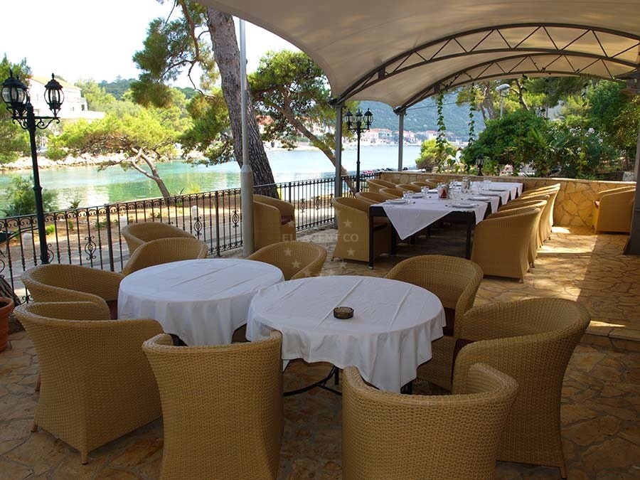 Sunset view from Hotel Solitudo Restaurant on Lastovo Island