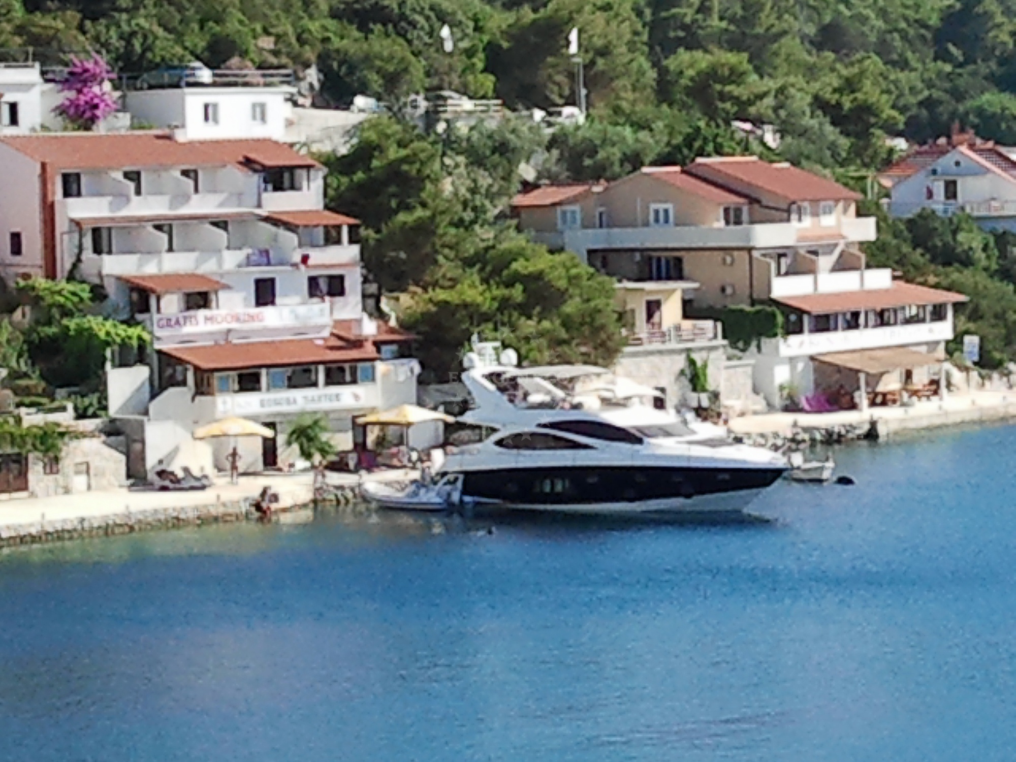 Sunset view from Konoba Santor on Lastovo Island