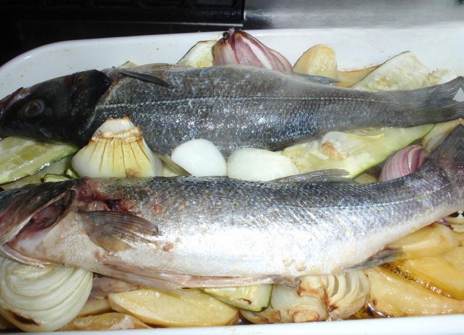 Traditional Dalmatian dishes on display at Fumari Restaurant