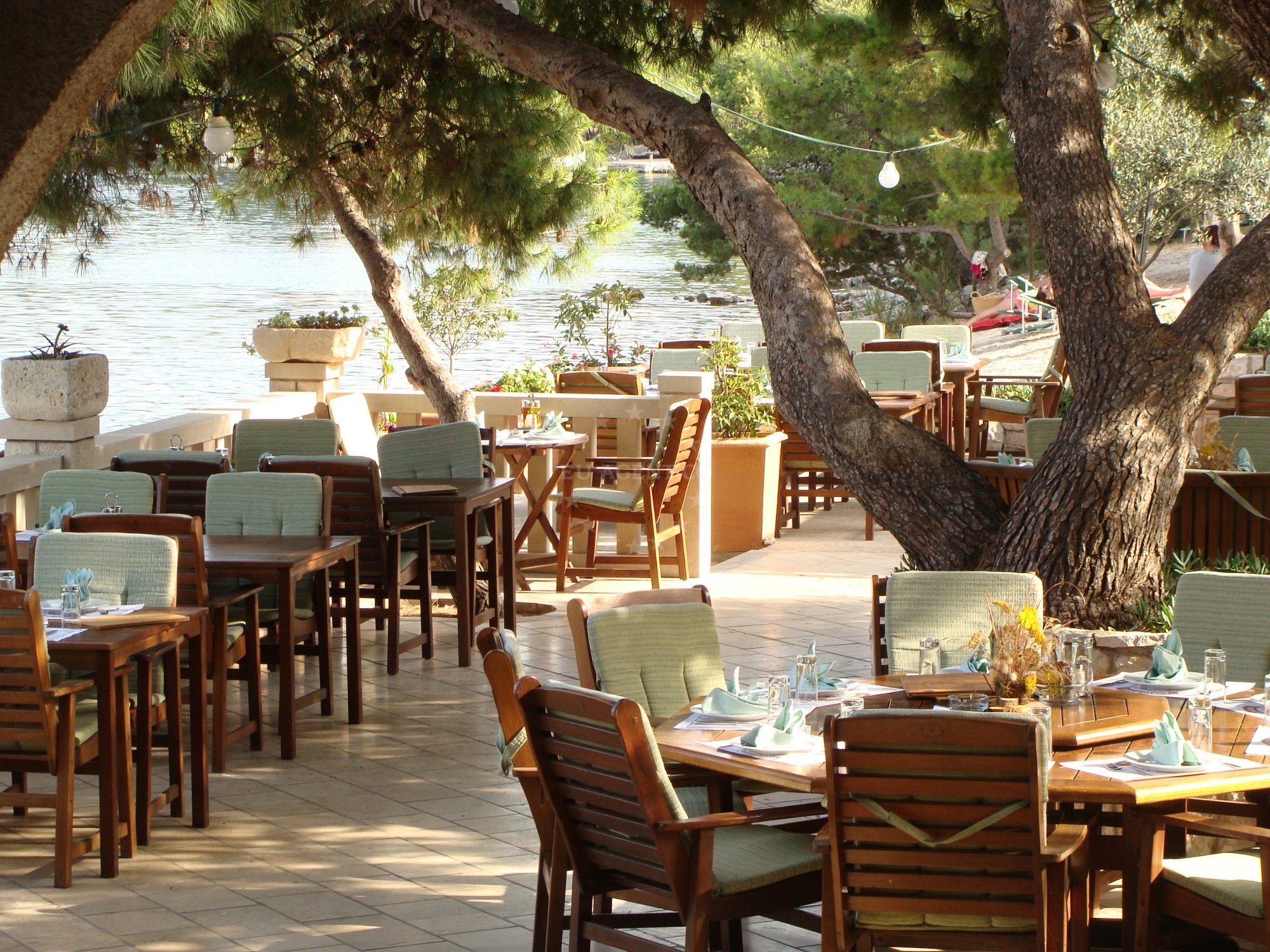 Traditional Dalmatian cuisine being prepared at Restaurant Porto Rosso, Lastovo