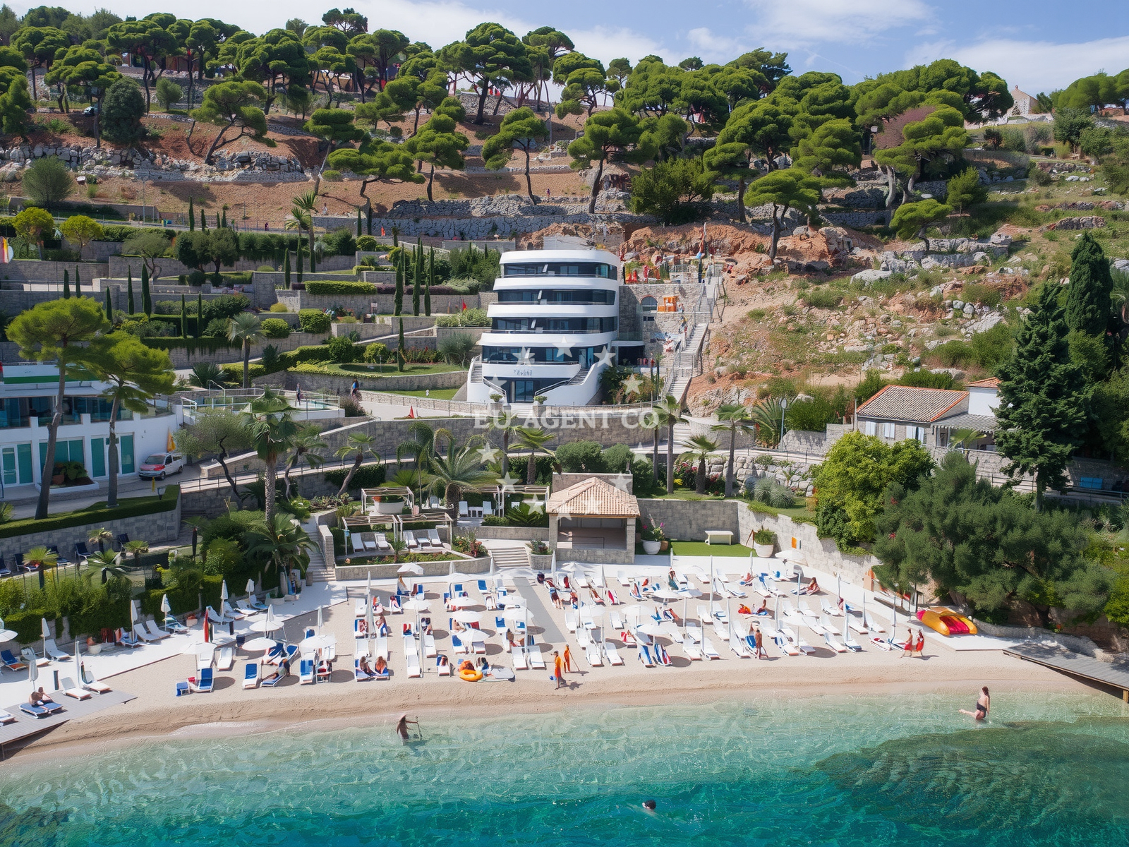 Approach and location view of Restaurant in Restaurant in Lopud on the island Lopud, South Dalmatia, Croatia photo 3