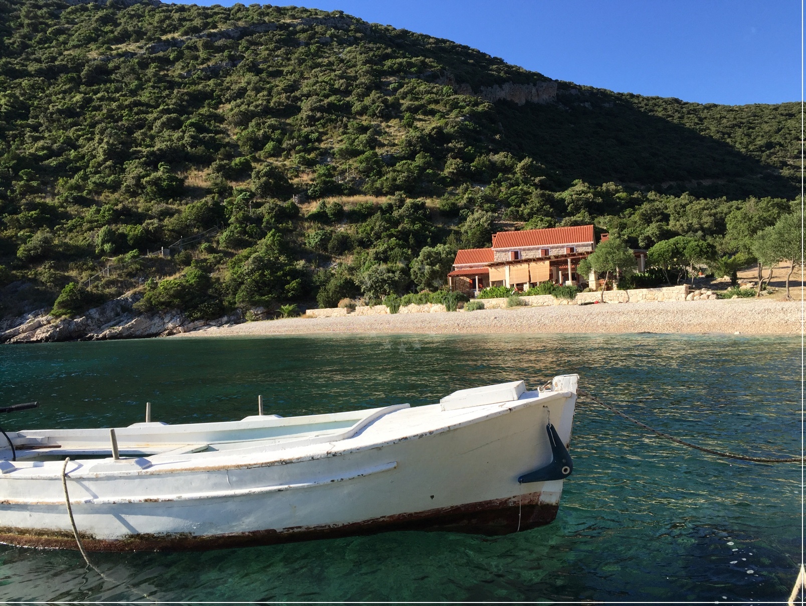 Konoba Estravaganca restaurant in Duba Bay, Peljesac Peninsula