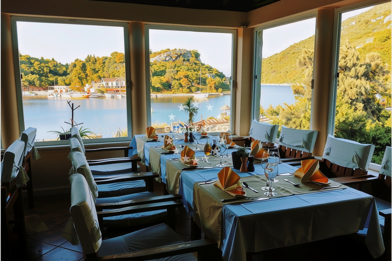 Anchorage in Prozura, near Okuklje, Mljet