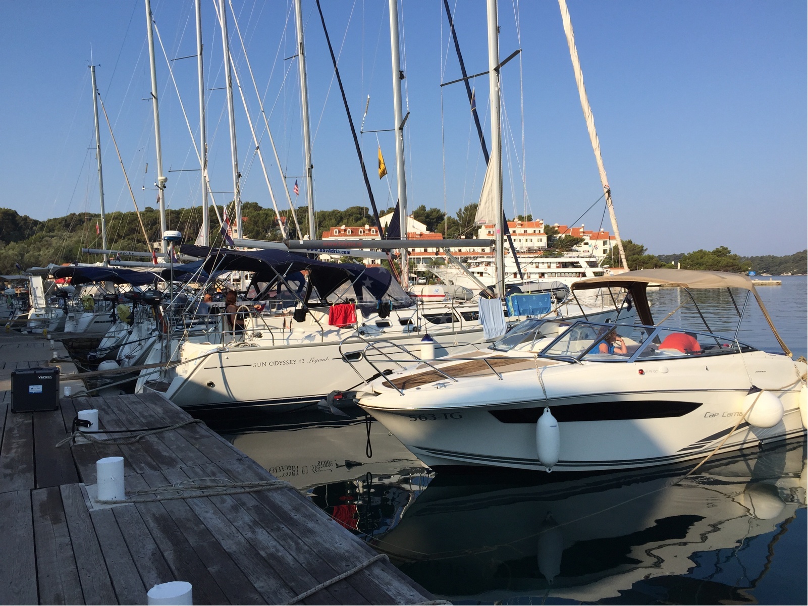 Galija Restaurant at sunset overlooking the Adriatic Sea