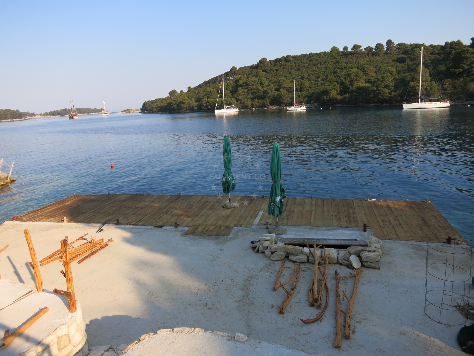 Fresh seafood platter at Konoba Herc, Pomena, Mljet
