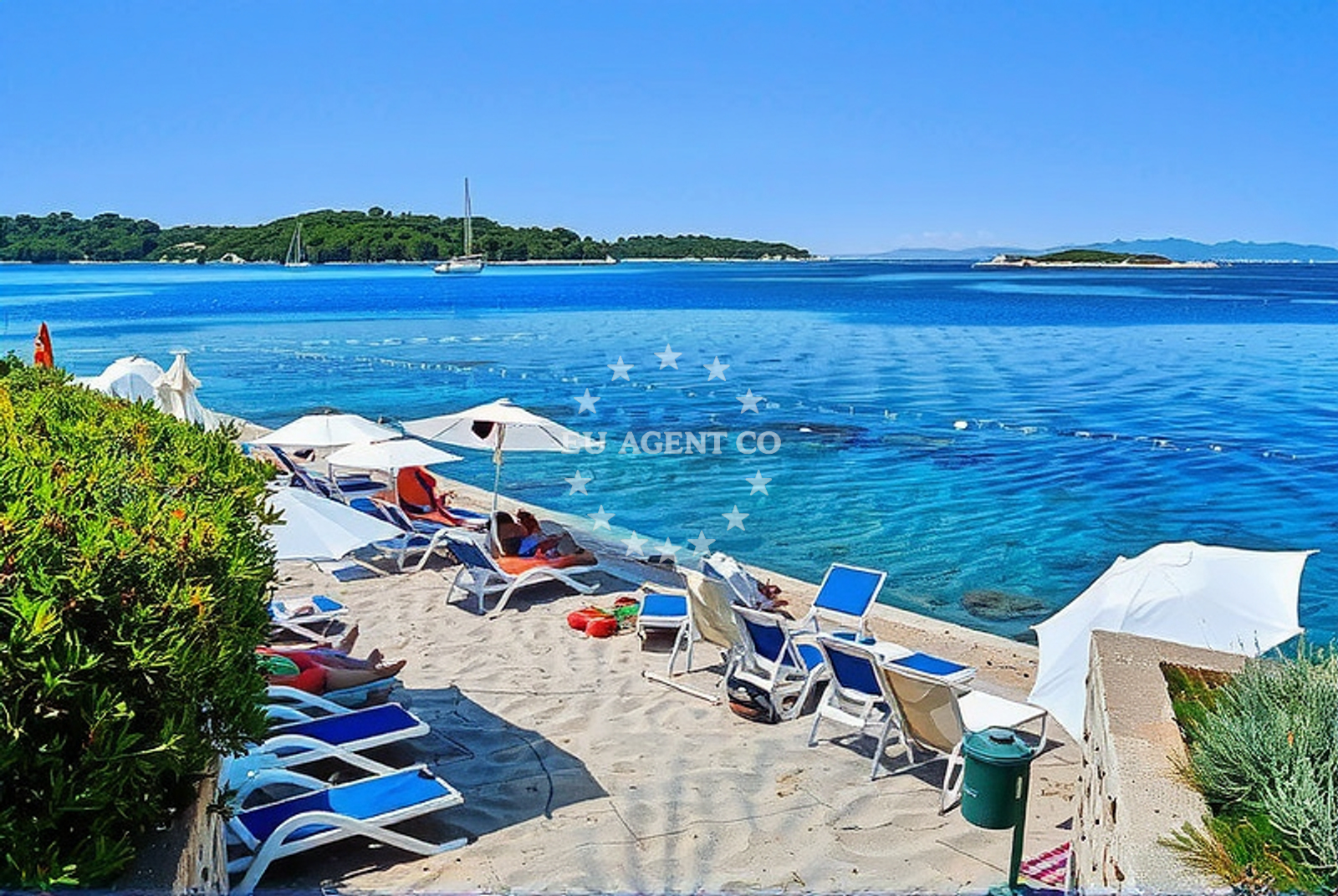 Levanat Restaurant in Pomena, Mljet, overlooking the Adriatic Sea