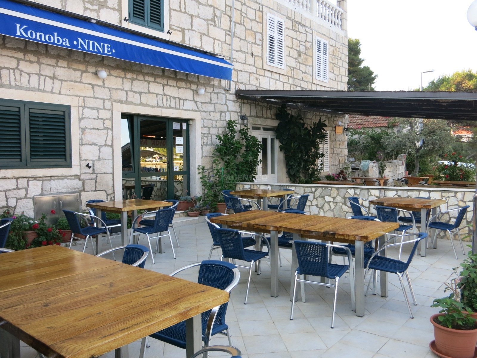 Nine Restaurant in Pomena, Mljet
