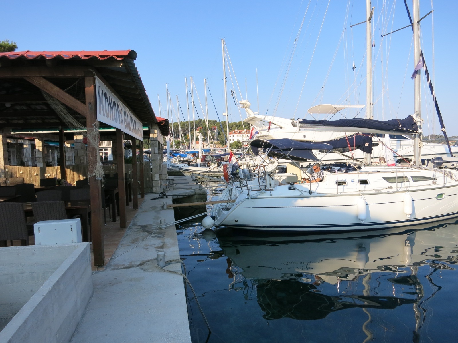 Ribar Restaurant in Pomena, Mljet, Croatia