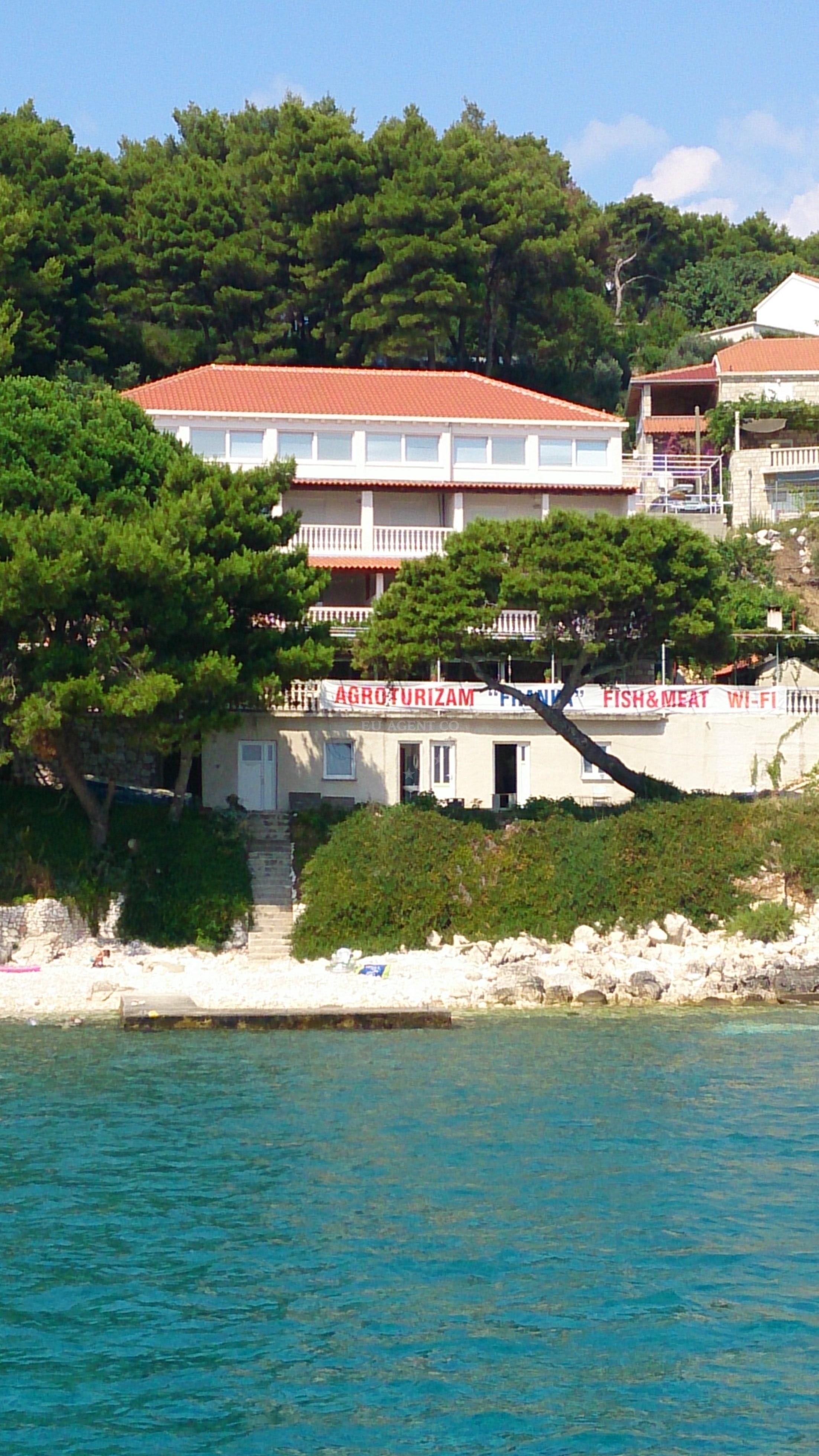 Franka's Restaurant in Saplunara, Mljet, Croatia with Adriatic Sea views