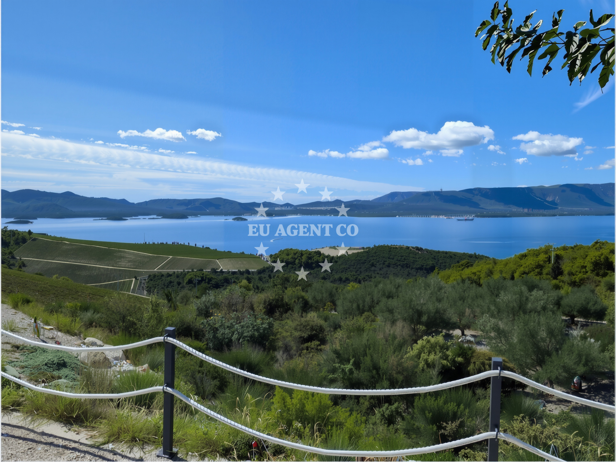 Restaurant in Opuzen, South Dalmatia, overlooking the Adriatic Sea