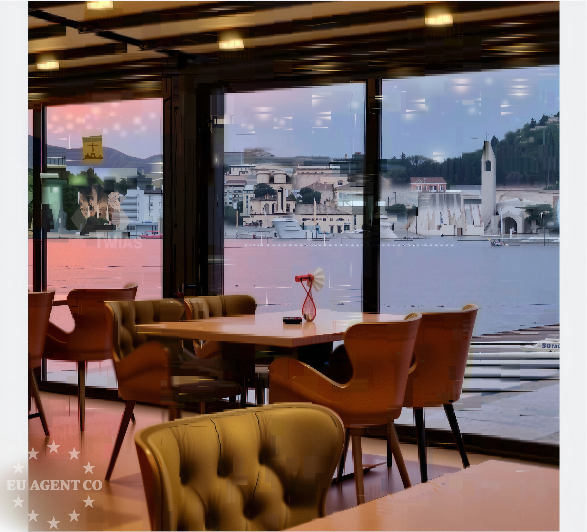 Restaurant in Ploče, South Dalmatia, overlooking the Adriatic Sea