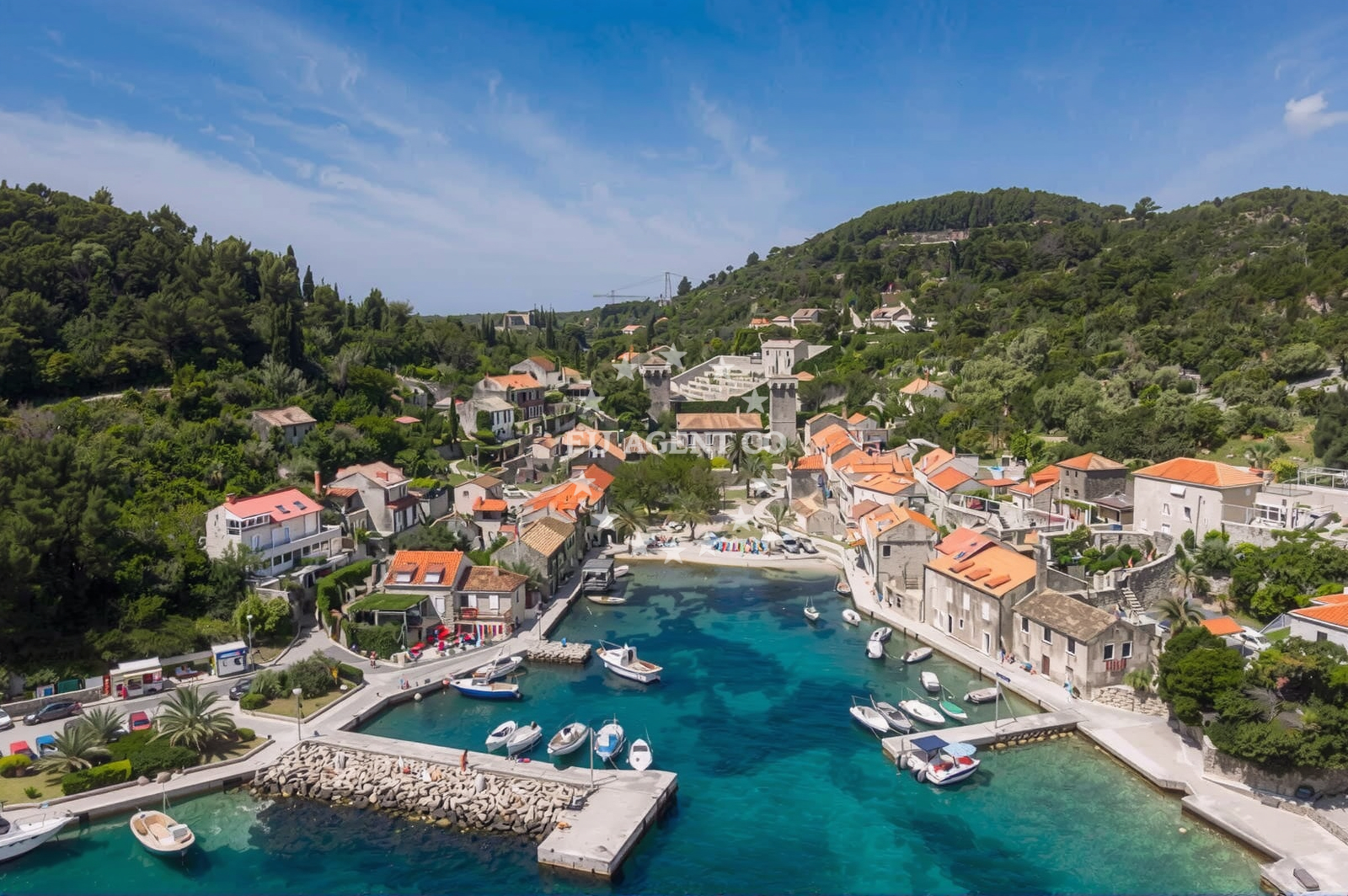 Sudurad Restaurant on Sipan Island, overlooking the Adriatic Sea