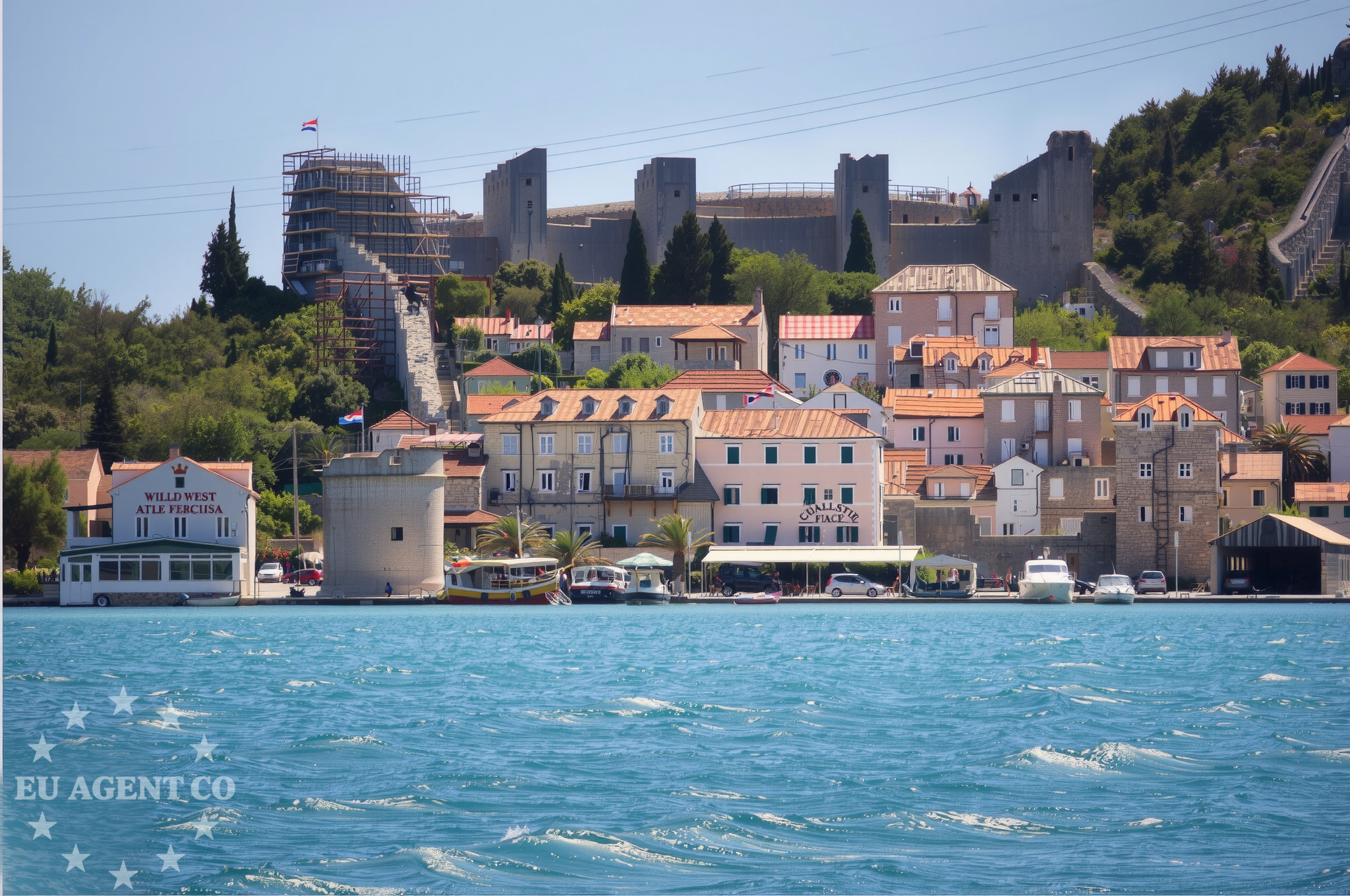 Fresh seafood dishes served at Ston Restaurant, South Dalmatia