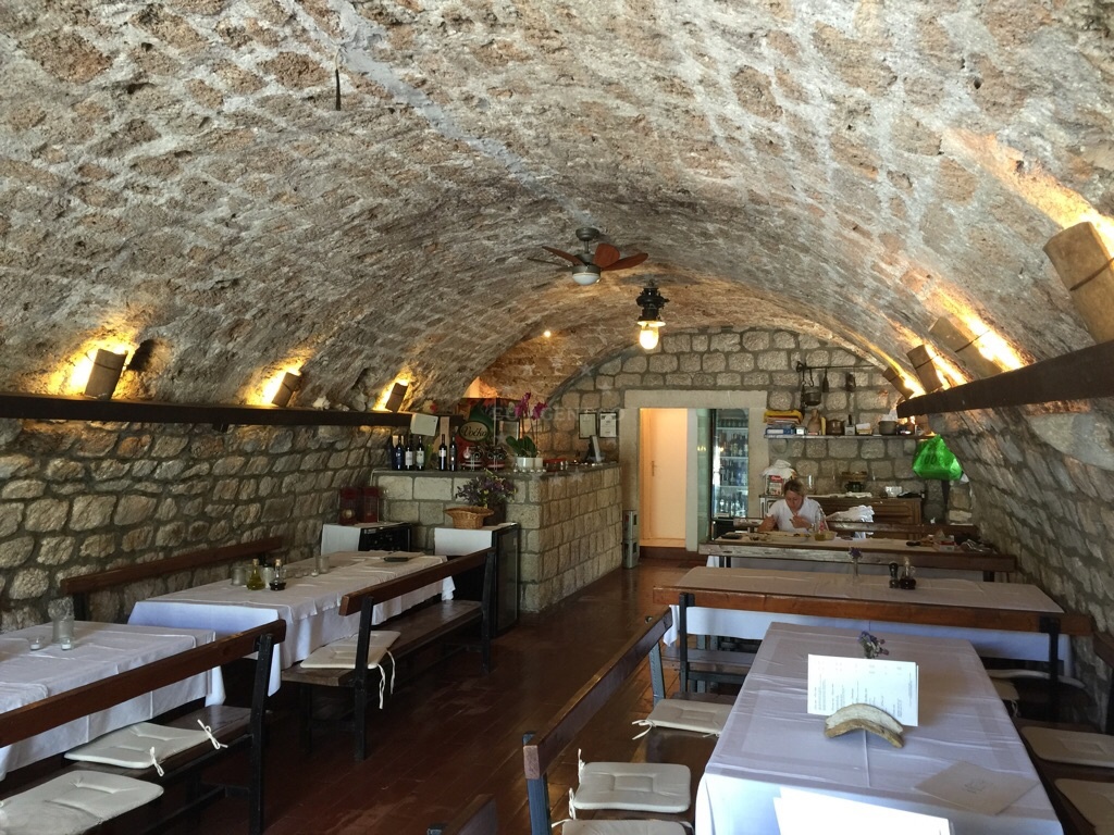 Seafood platter at Konoba Kasar, Zaton, Croatia