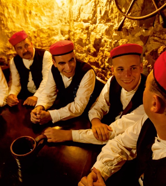 Klapa multipart singing of Dalmatia, southern Croatia