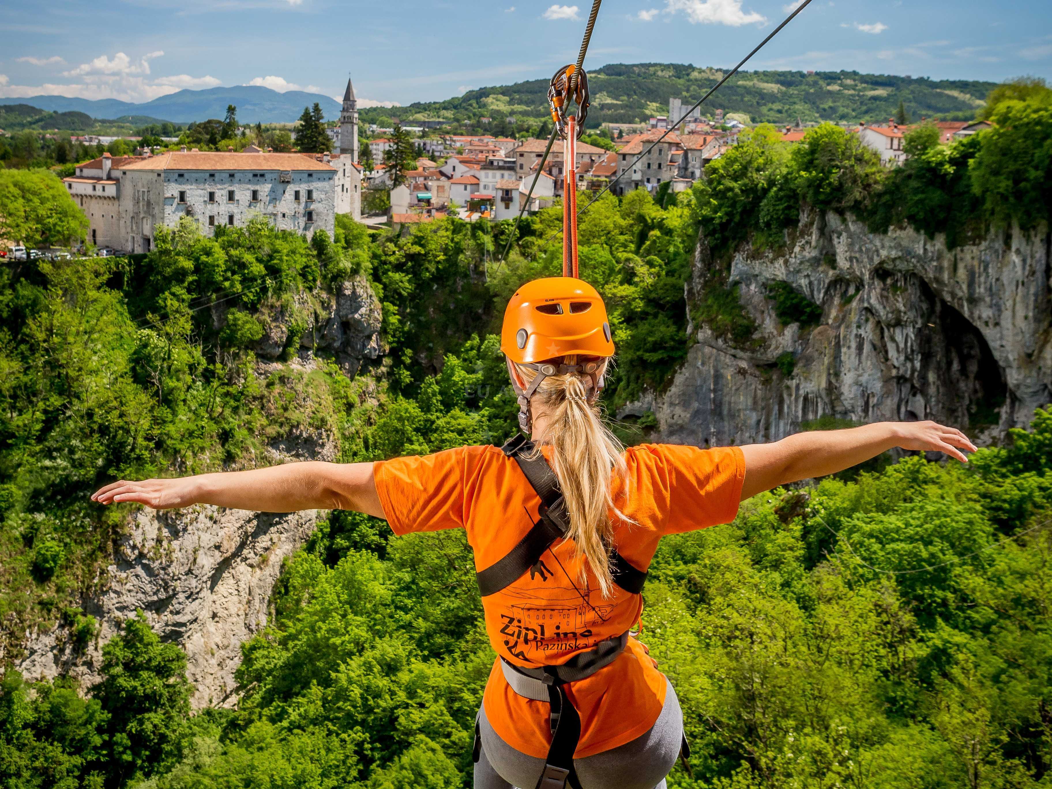 Zipline Pazin Cave