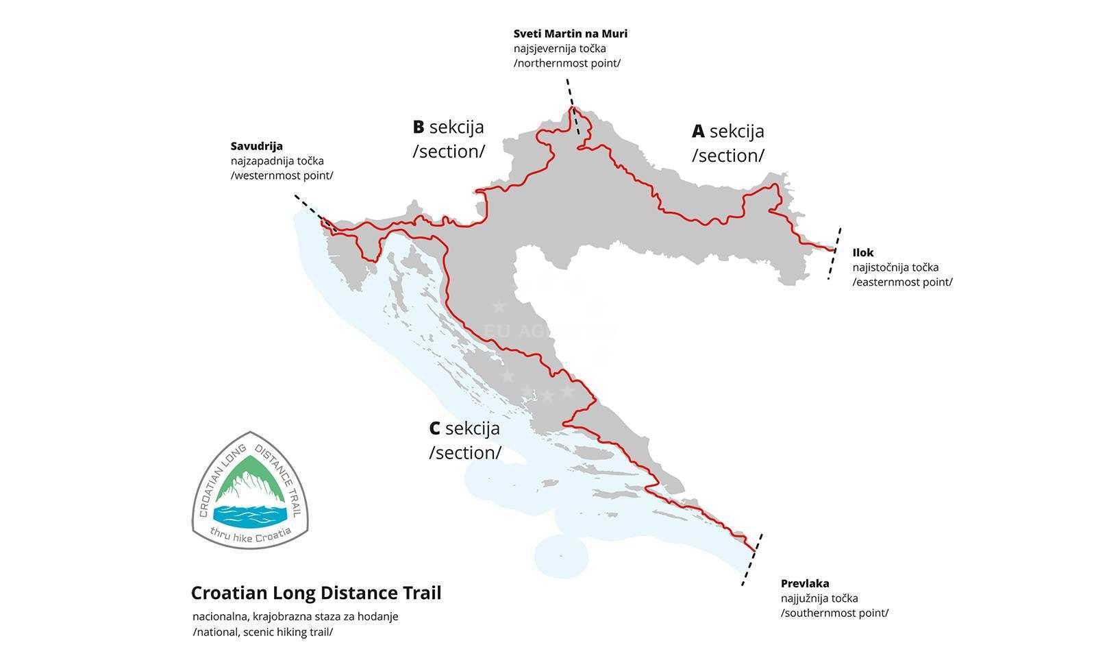 Croatian Long Distance Trail - national trail | EUAGENT