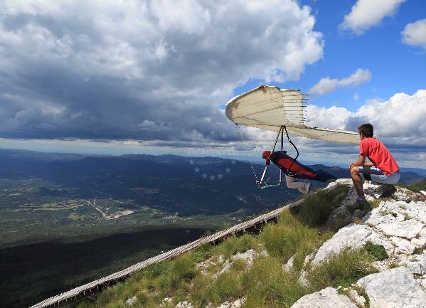 Hang gliding, Učka