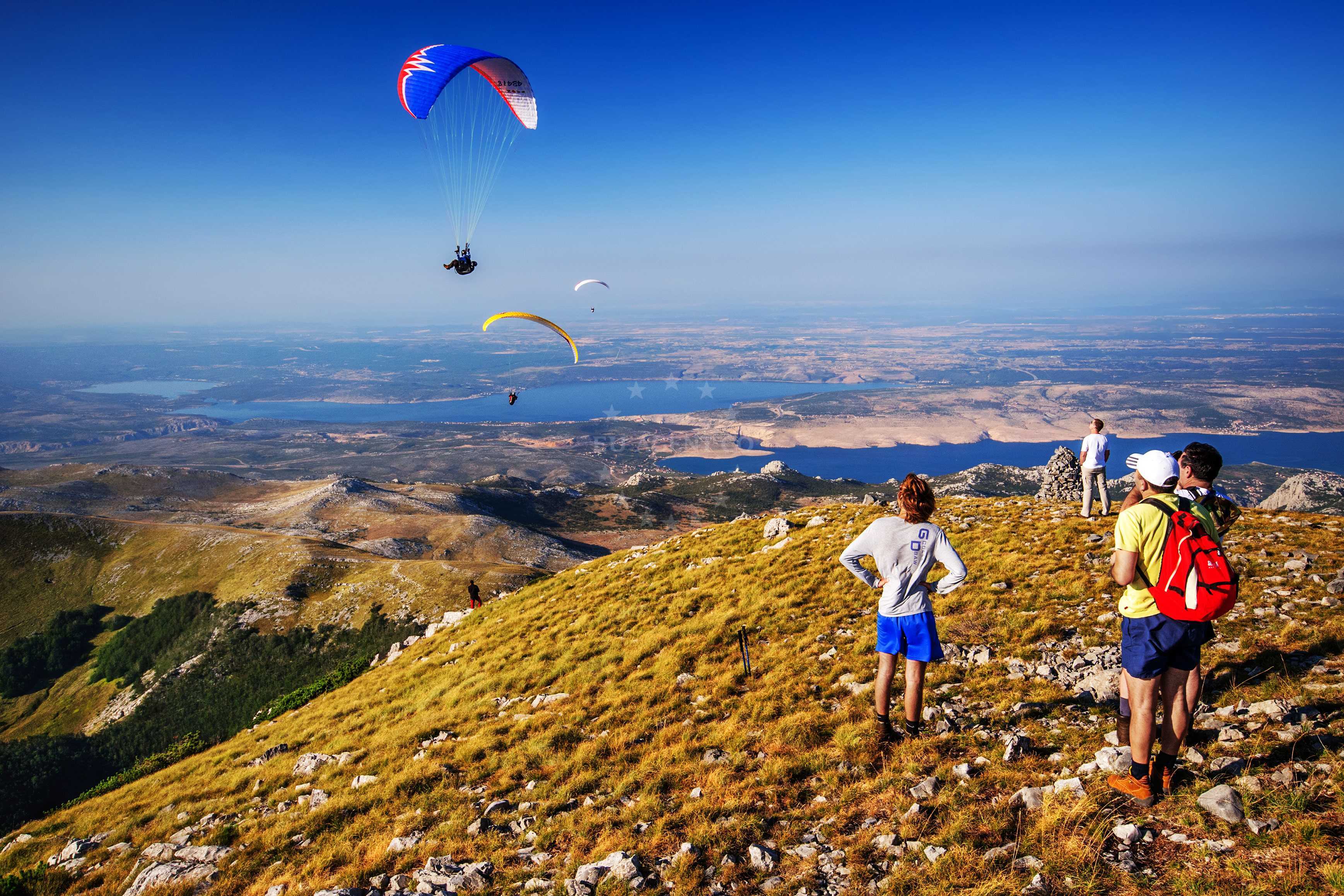Paragliding on Velebit