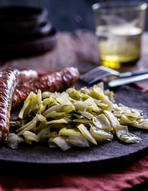 Pasta with cabbage