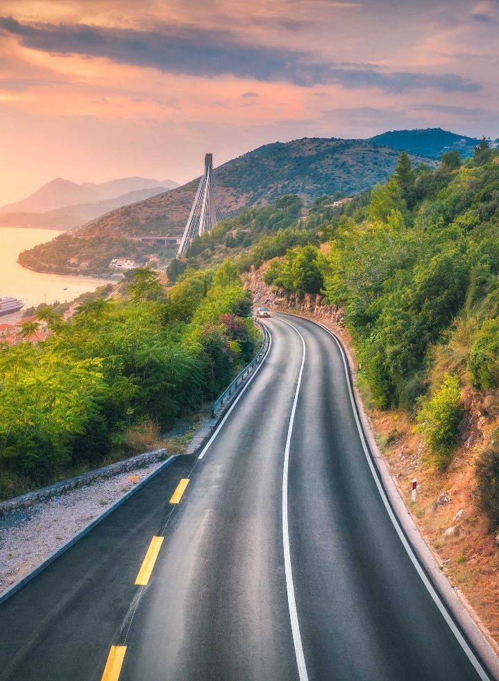 The road, Dubrovnik