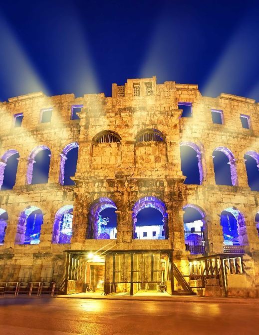 The Amphitheatre of Pula, an Amazing Open Stage | EUAGENT