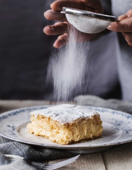 Samoborske kremšnite (custard pastry)