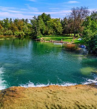 River Retina, swimming