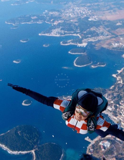 parachute jump Vrsar