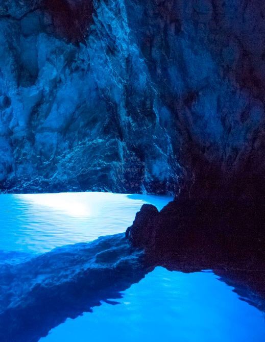 blue cave