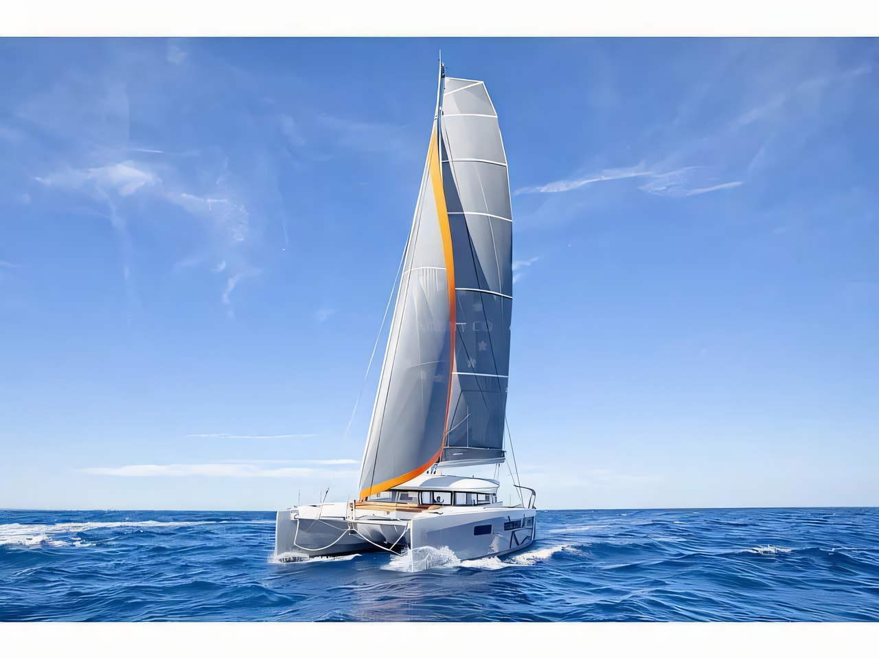 Exterior overview of Excess 15 catamaran for charter from SCT Marina Trogir in the Split sailing area Croatia