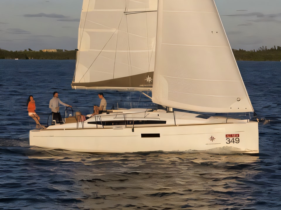Sun Odyssey 349 sailing yacht for charter from Kastel Gomilica / Marina Kastela Sibenik sailing area Croatia