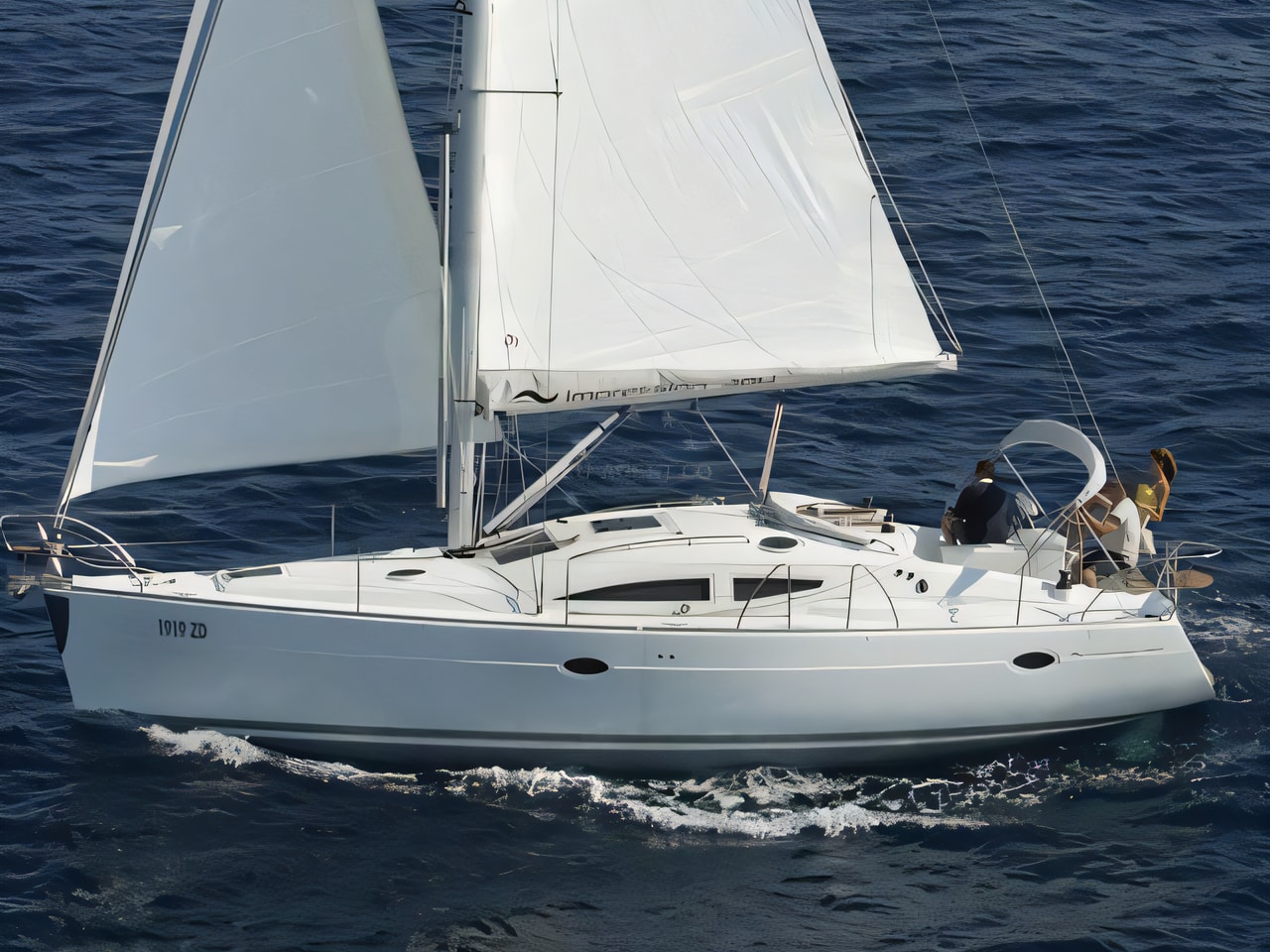 Elan 384 Impression sailing yacht for charter from Biograd / Marina Kornati Kornati sailing area Croatia