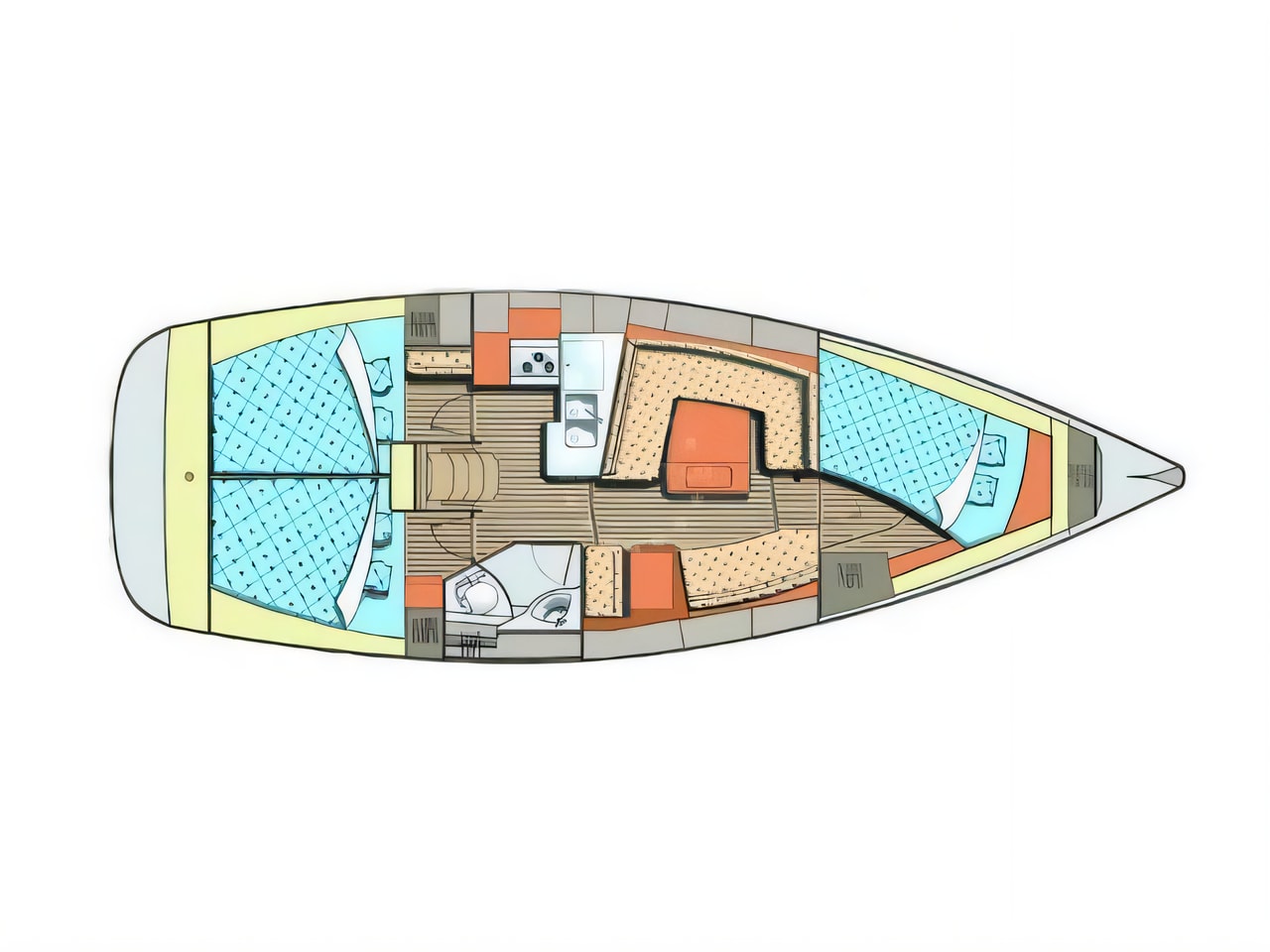 Elan 384 Impression sailing yacht in Croatia