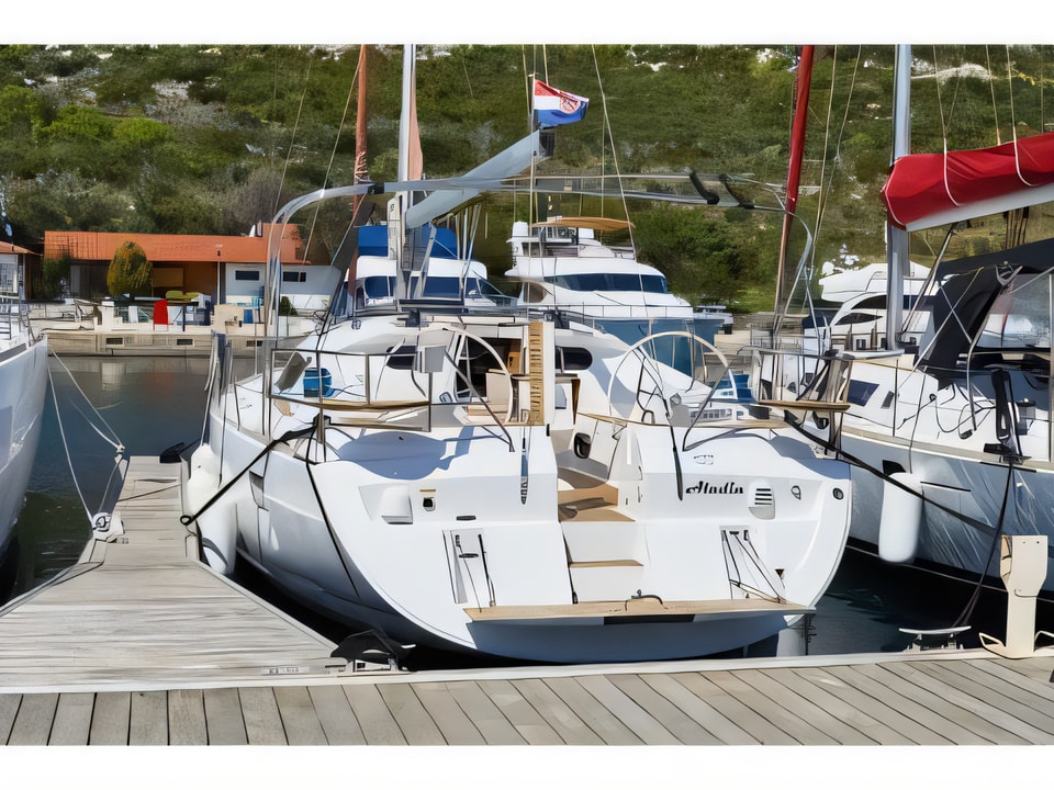 Elan 444 Impression sailing yacht for charter from Kastel Gomilica / Marina Kastela Sibenik sailing area Croatia