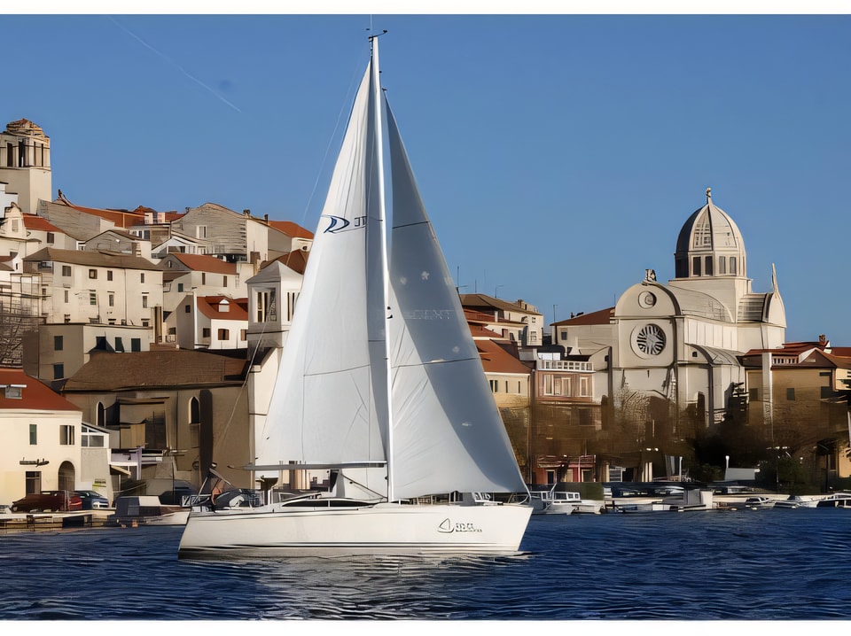 Delphia 37.3 sailing yacht for charter from Sibenik / Marina Mandalina Sibenik sailing area Croatia