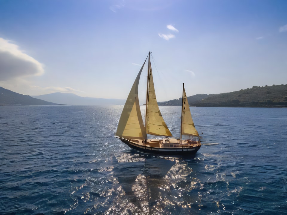 Exterior overview of Providenca gulet or cruiser for charter from Split Port in the Split sailing area Croatia