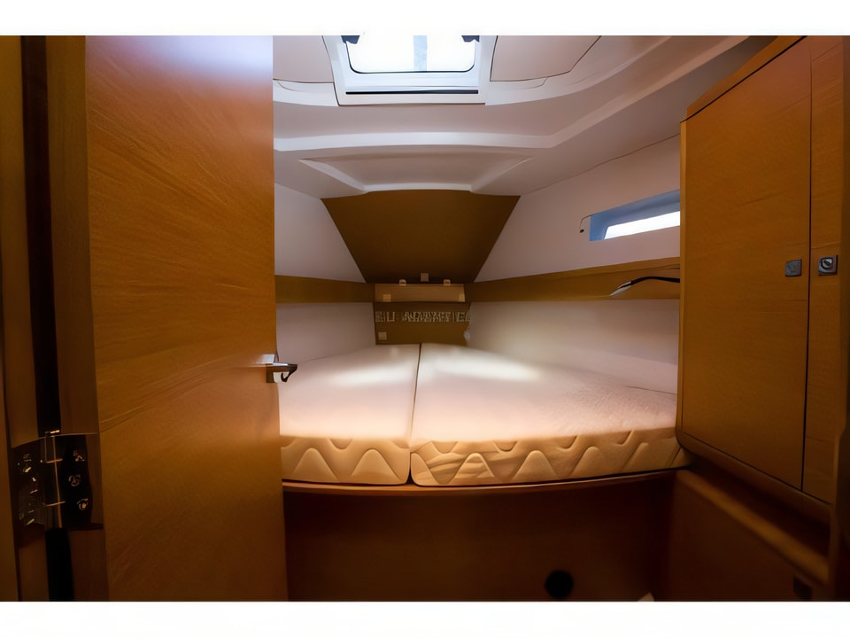 Interior of Sun Odyssey 449 sail boat with 4 cabins Croatia yacht charter