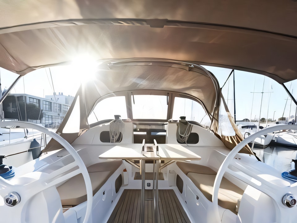 Interior of Elan 40 Impression - with AC sail boat with 3 cabins Croatia yacht charter