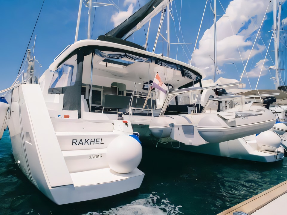 Lagoon 450 Flybridge catamaran for charter in Croatia