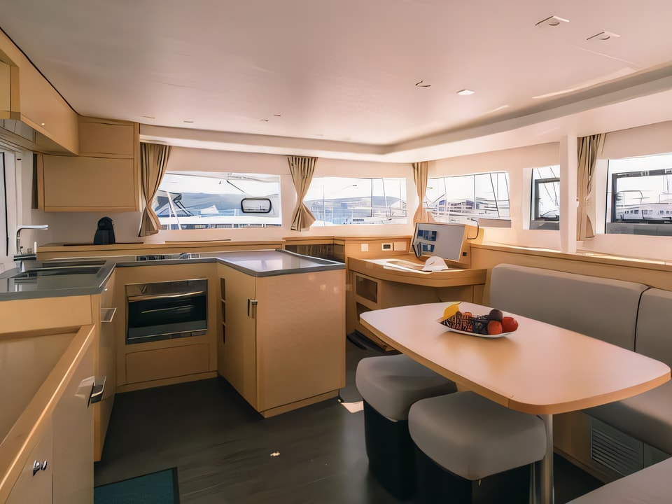 Lagoon 450 Flybridge yacht photo Croatia charter