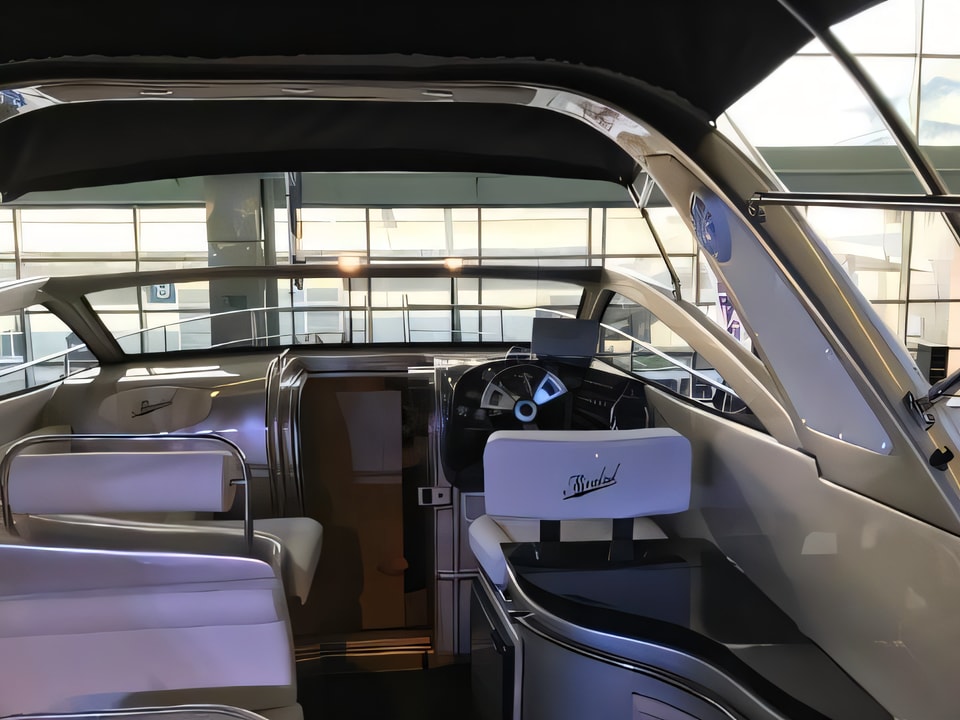 Interior of Mirakul 30 Sport motor boat with 2 cabins Croatia yacht charter