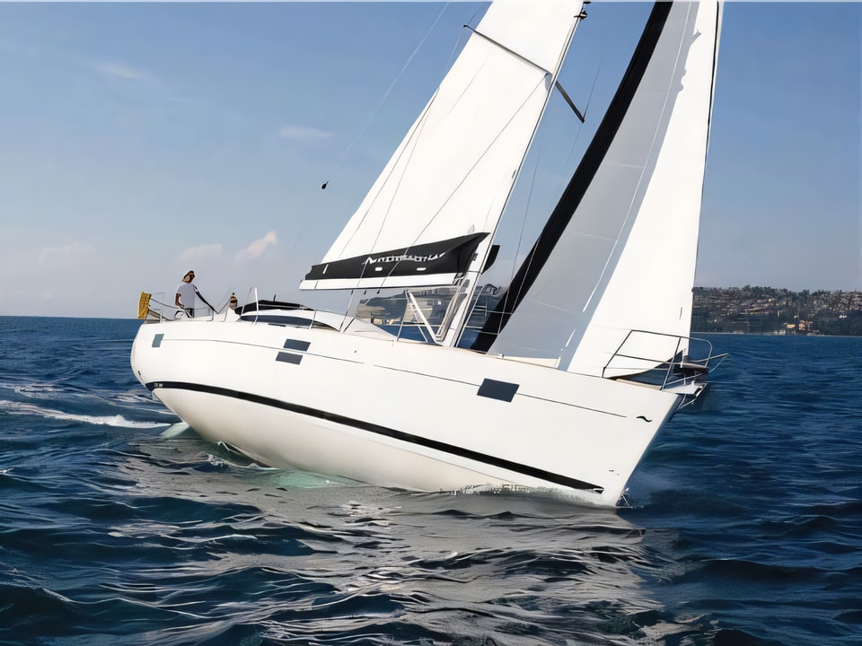Elan 444 Impression sailing yacht for charter from Sibenik / Marina Mandalina Sibenik sailing area Croatia
