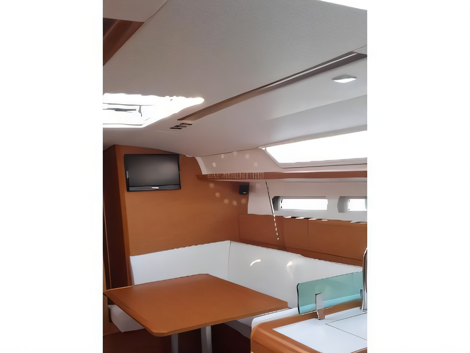 Interior of Sun Odyssey 449 sail boat with 4 cabins Croatia yacht charter