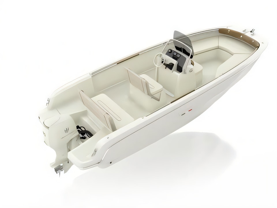 Layout of Invictus 190FX motor boat with 0 cabins Croatia yacht charter
