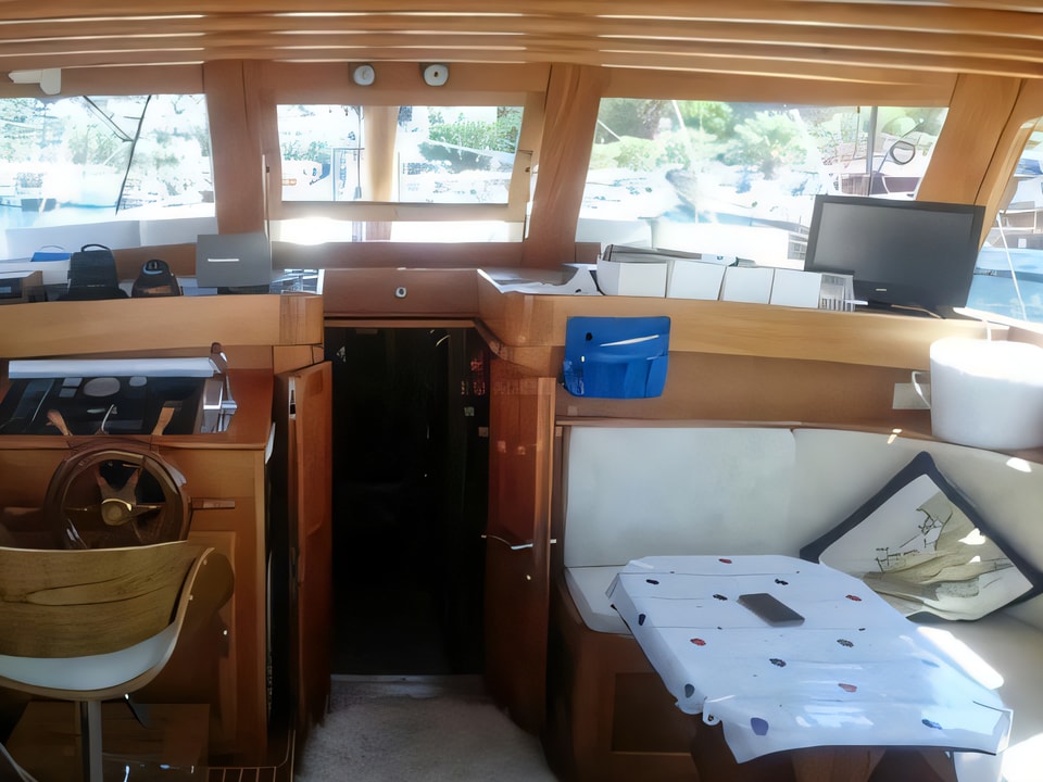Interior of Gulet gulet or cruiser with 3 cabins Croatia yacht charter