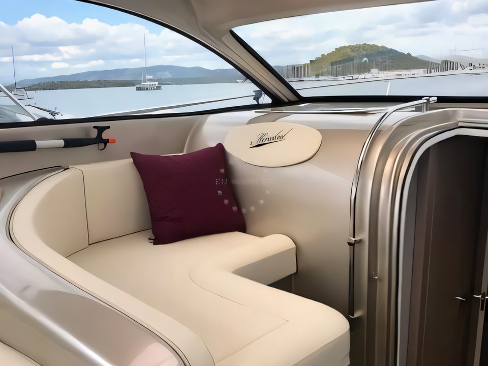 Interior of Mirakul 30 HT motor boat with 2 cabins Croatia yacht charter