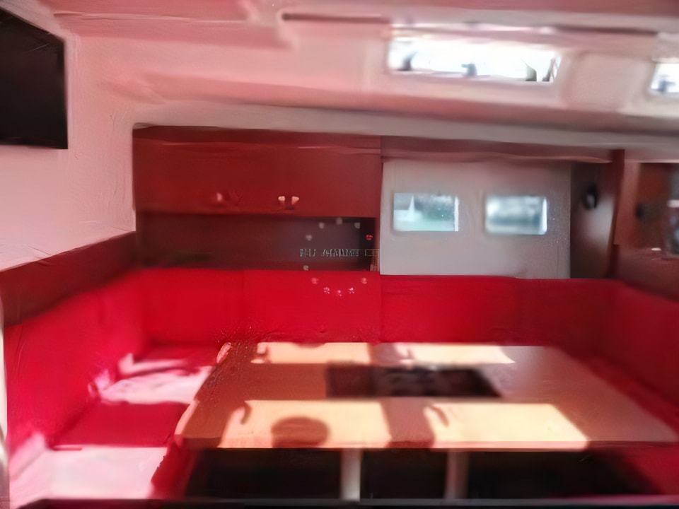 Interior of Hanse 575 sail boat with 6 cabins Croatia yacht charter
